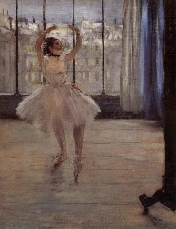 Edgar Degas Dancer in ther front of Photographer Norge oil painting art